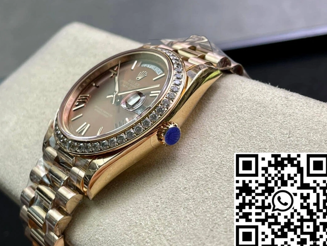 Rolex M228345RBR-0009 EW Gold Date Day Factory Rose 0226